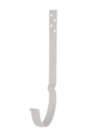Крюк крепления желоба удлиненный, сталь, d-150 мм, белый, Aquasystem