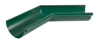 Угол желоба внутренний 135 гр, сталь, d-125 мм, зеленый, Aquasystem